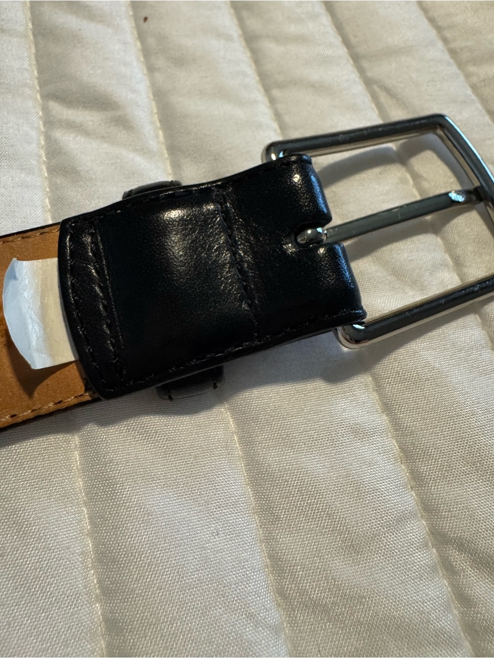 Coach Vintage Leather Belt – Made in Italy – Black – Size 40 / 103.7 cm - Picture 8 of 8